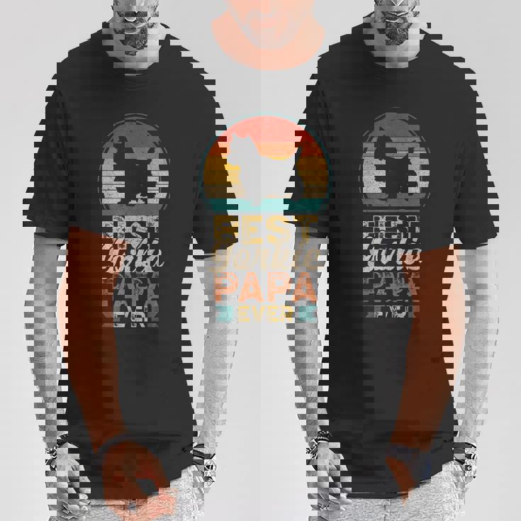 最高のヨーキーパパ ヨークシャー・テリア Tシャツ 面白い贈り物