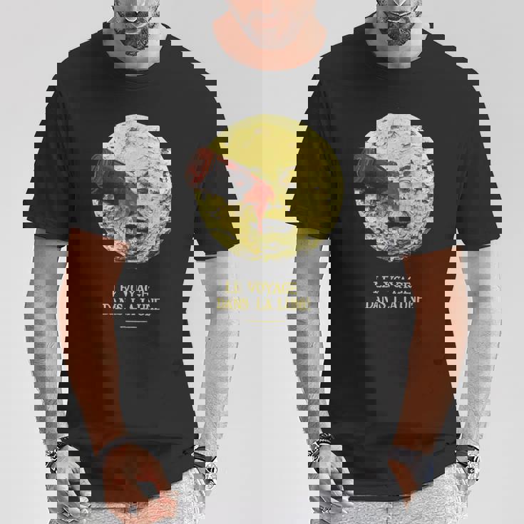月世界旅行 1902 サイレント映画 クラシック映画 ヴィンテージ A Trip To The Moon Movie Tシャツ 面白い贈り物