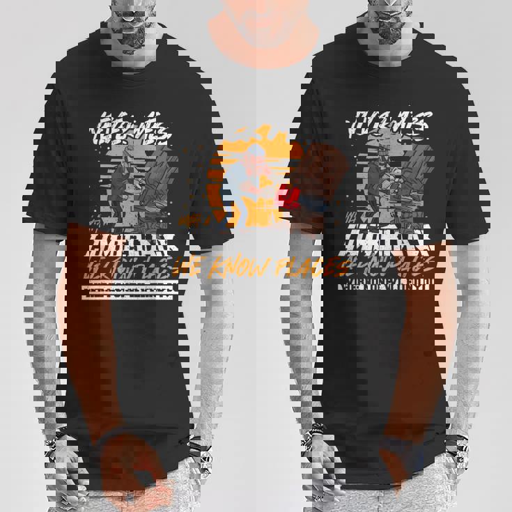 木こりを汚さない面白いロギング引用 Tシャツ 面白い贈り物