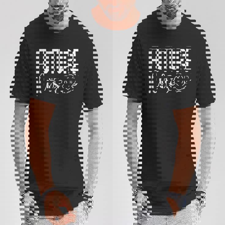 未来看護師 看護学校 大学院生 Tシャツ 面白い贈り物