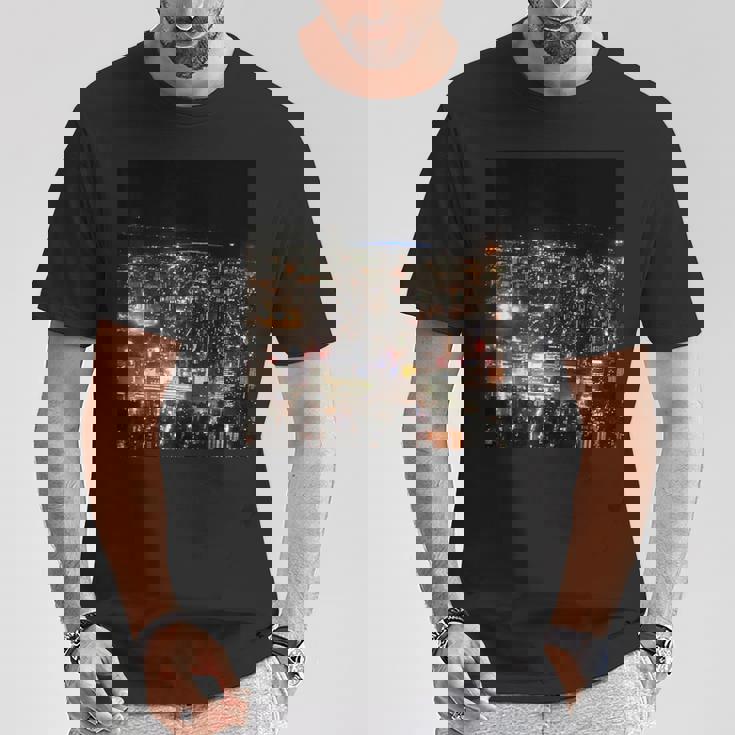 東京の夜景 Tシャツ 面白い贈り物