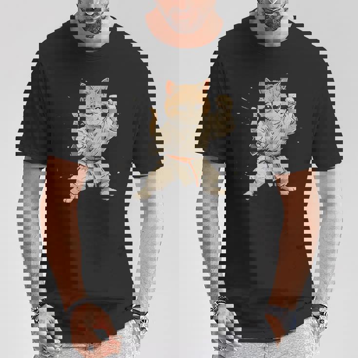 柔道猫 Tシャツ 面白い贈り物