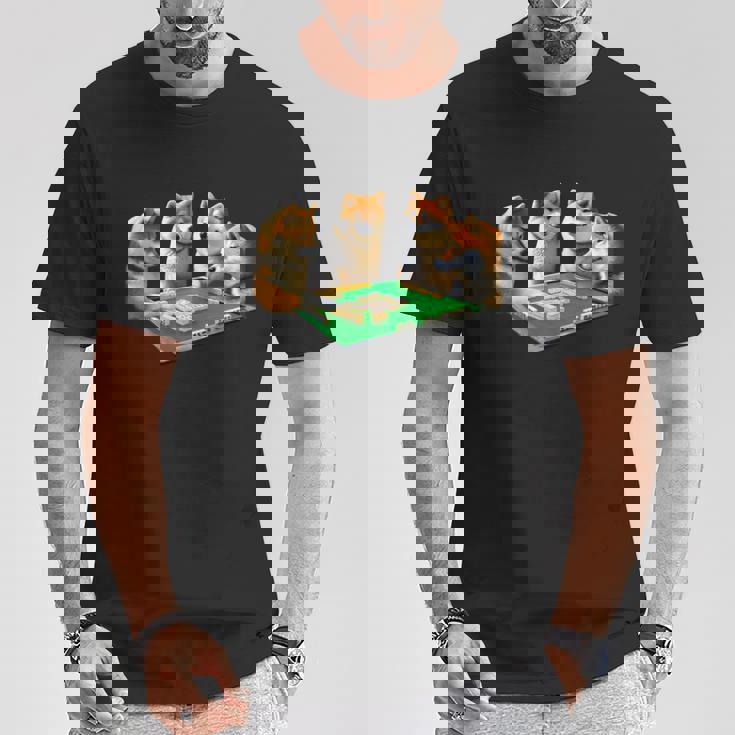 柴犬 イヌ 麻雀 面白いtシャツ 犬 文字入り メンズ おもしろ 面白い 服 おもしろグッズ ネタ 雀士 長袖tシャツ Tシャツ 面白い贈り物