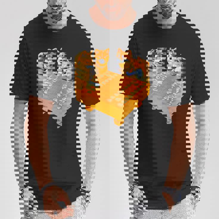 柴犬 将棋 イヌ 面白いtシャツ おもしろ 面白い 服 グッズ ネタ ウケ狙い メンズ 棋士 おもしろグッズ Tシャツ 面白い贈り物