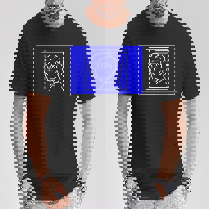 核研究のためのヨーロッパ組織 Cernフラッグ Tシャツ 面白い贈り物