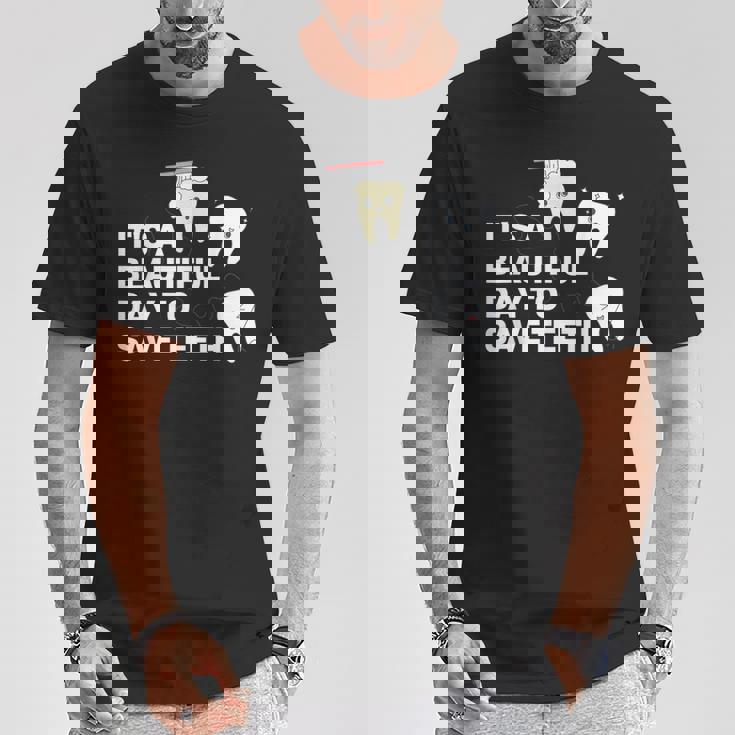 歯を救うには美しい日だ 歯医者 Tシャツ 面白い贈り物