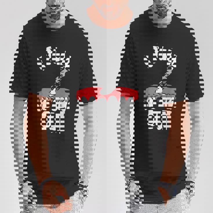 歯科用鉗子を抜く歯医者用器具歯 Tシャツ 面白い贈り物