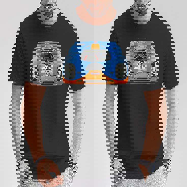 歴史的 1970 Le Mans 917 Gulfintage Race Car 917K Tシャツ 面白い贈り物