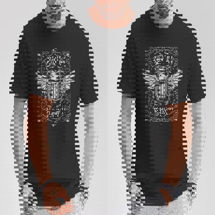 死 復活 スカラベ Tシャツ 面白い贈り物