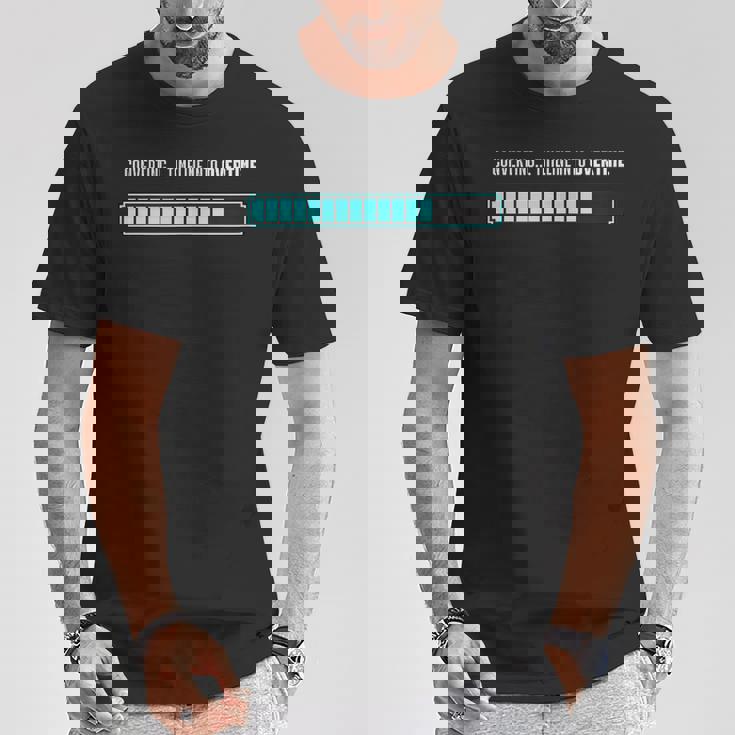 残業読み込み モーションデザイナーの現実 Tシャツ 面白い贈り物