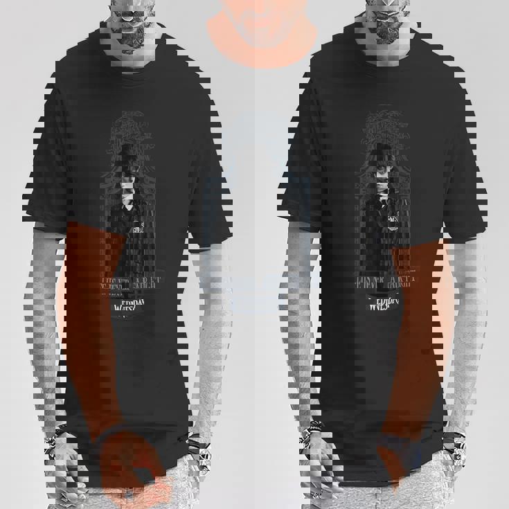 水曜シリーズ 水曜日の人生は決してフェアファイト Tシャツ 面白い贈り物