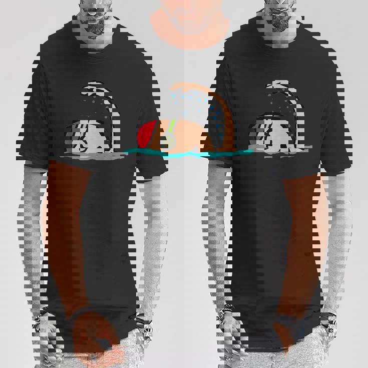 水泳。 Tシャツ 面白い贈り物