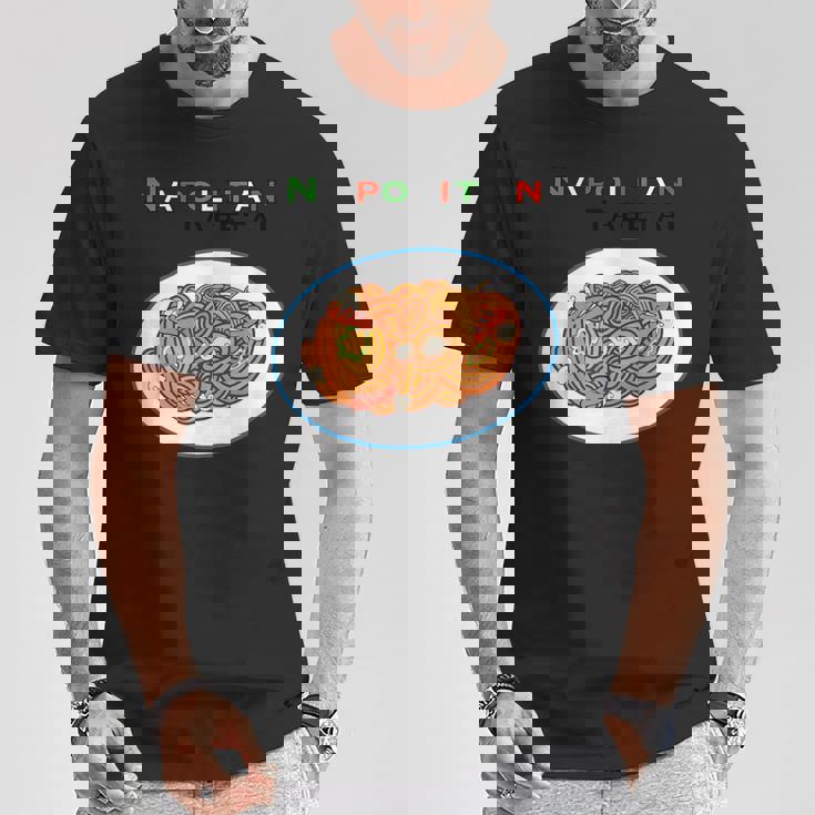 洋食屋さん ナポリタン スパゲッティ パスタ ナポリタン食べたい オリジナルデザイン イラスト おもしろ Tシャツ 面白い贈り物