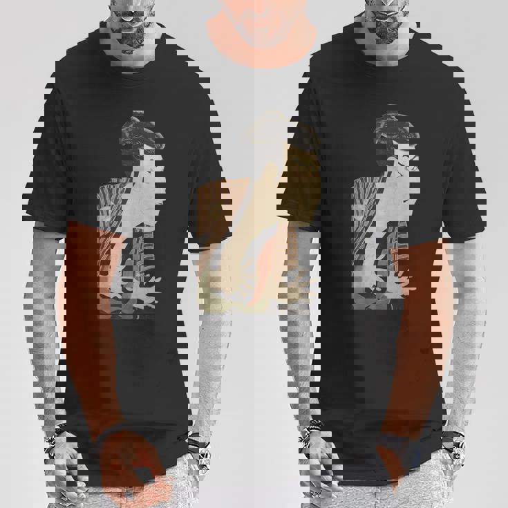 浮世絵 写楽 日本人俳優 大谷鬼治 レトロプリントシャツ Tシャツ 面白い贈り物