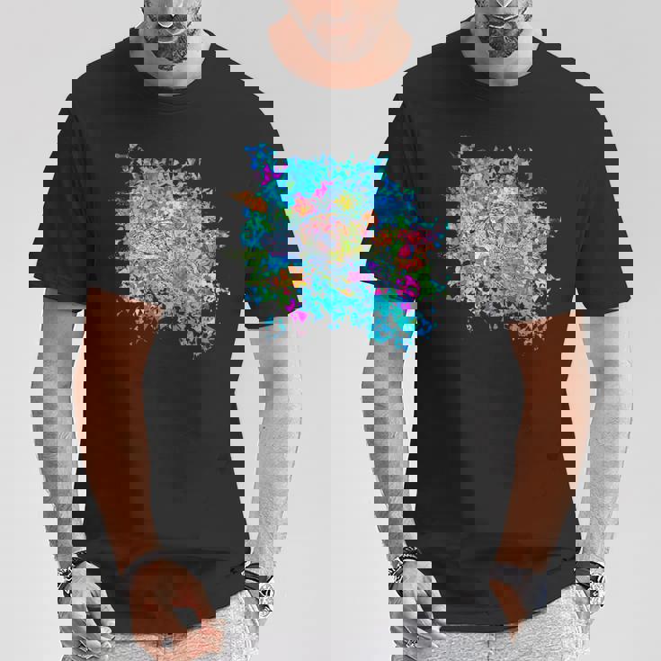 海シリーズ 鮮やかな海亀 Tシャツ 面白い贈り物