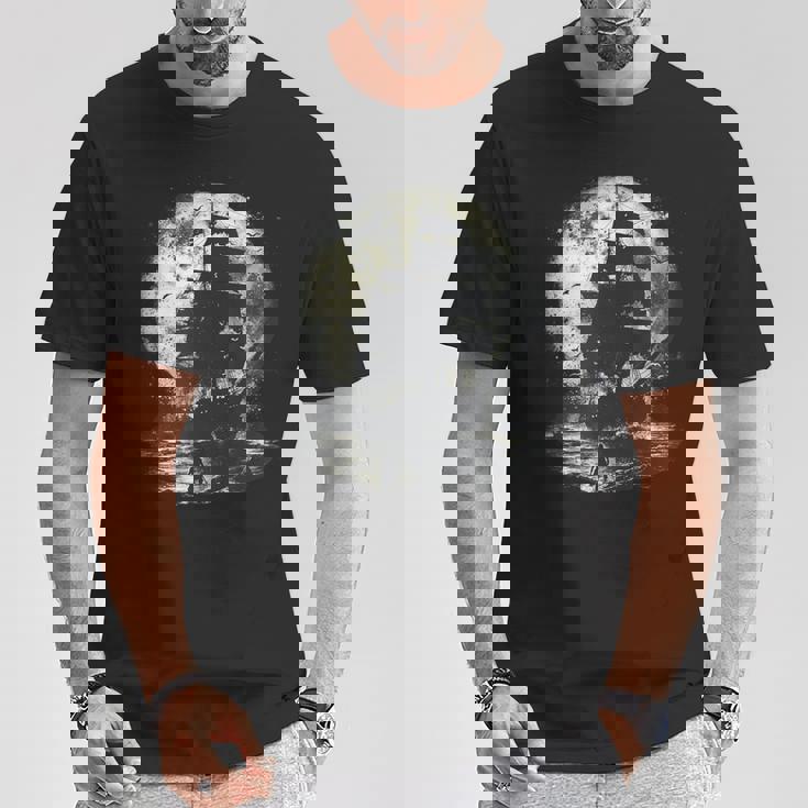 海賊と幽霊船 Tシャツ 面白い贈り物