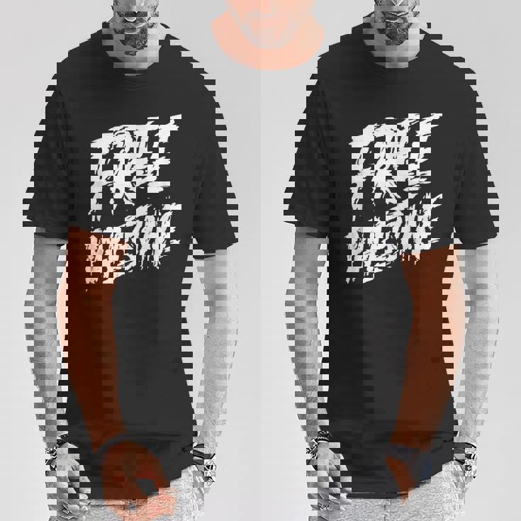 無料のパレスチナ抗議支援 ガザとエルサレムへのギフト Tシャツ 面白い贈り物