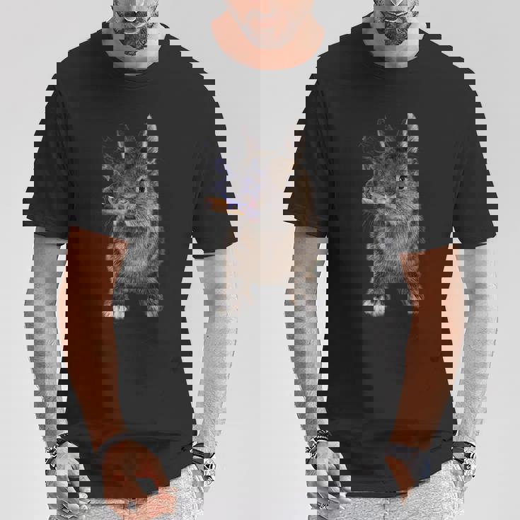 煙草を吸ううさぎ たばこ Tシャツ 面白い贈り物