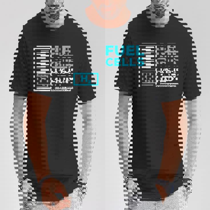 燃料電池 車両用燃料電池 Tシャツ 面白い贈り物