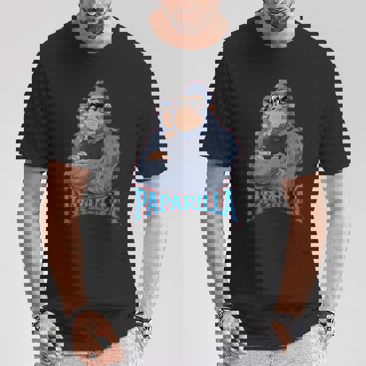 父ゴリラ 父娘ゴリラ Tシャツ 面白い贈り物