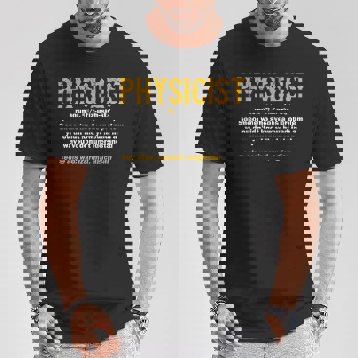 物理学者 定義 科学 オタク 面白い 魔法 Tシャツ 面白い贈り物