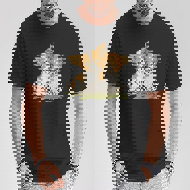 犬 ジャックラッセルテリア いぬ 子犬 ペット かわいい 動物 イラスト Tシャツ 面白い贈り物