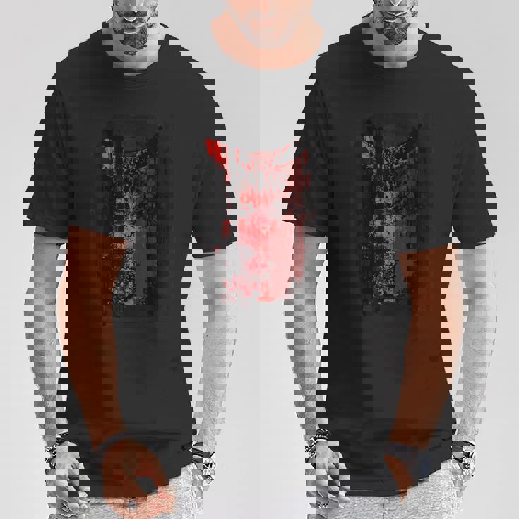 猫 ロックンロール パンク Rock モード系 ブランド おしゃれ かっこいい かわいい 大きいサイズ プリント Cat Tシャツ 面白い贈り物