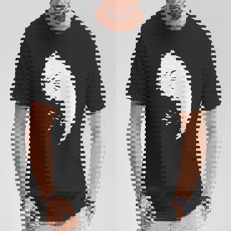 猫 陰陽 反対 調和 エネルギー 子猫 Tシャツ 面白い贈り物