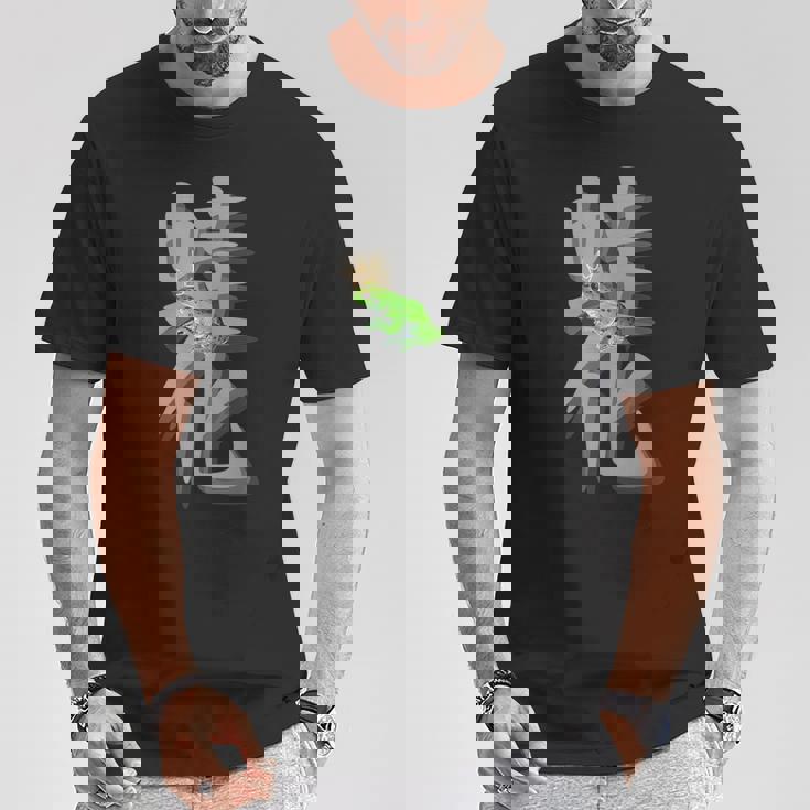 王子様フロッグ 王冠 幻想的な両生類ファン向け Tシャツ 面白い贈り物