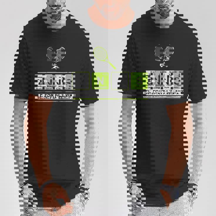 理科 先生 化学 教授 テニス 選手 スポーツ Tシャツ 面白い贈り物