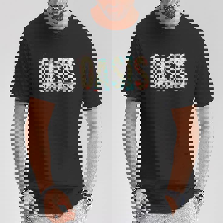 男性と女性のための素敵なオアシスステートメント。 長袖tシャツ Tシャツ 面白い贈り物