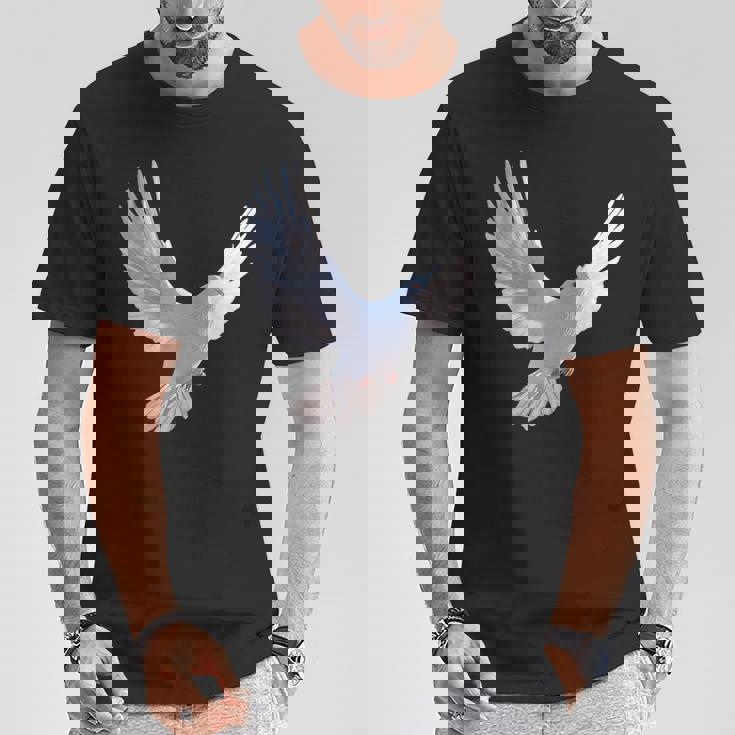 白いハト 白いキジバト 甘いハト Tシャツ 面白い贈り物