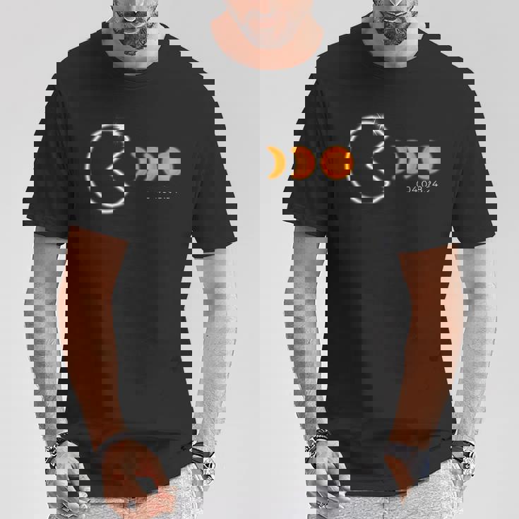 皆既日食 2024年4月8日 ファニーフェーズ トータリティ Tシャツ 面白い贈り物
