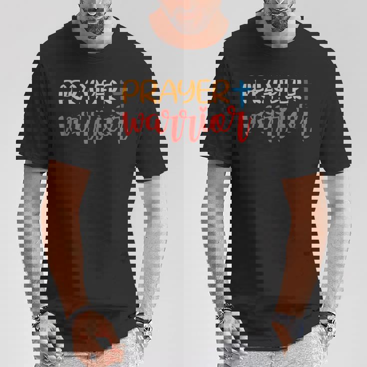 祈り 戦士 神 信仰 イエス Tシャツ 面白い贈り物