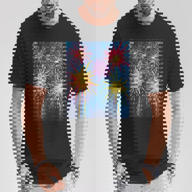 祭りのための花火ショー Tシャツ 面白い贈り物
