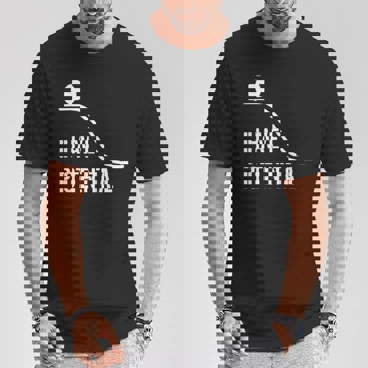 私には潜在的なエネルギーがあります-面白い物理学 Tシャツ 面白い贈り物