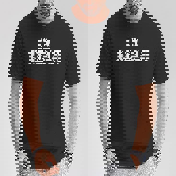 私はケンジ、私の名前はケンジ、私はケンジ、パーソナライズ Tシャツ 面白い贈り物