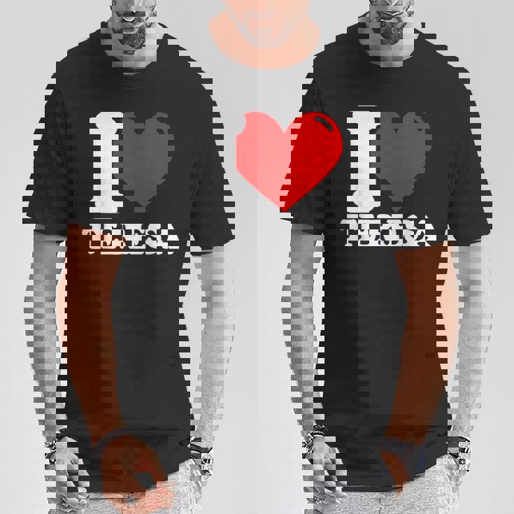 私はテレサが大好きです Tシャツ 面白い贈り物