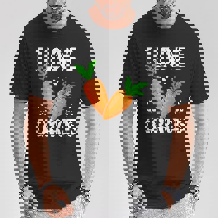 私はニンジンが大好き Tシャツ 面白い贈り物