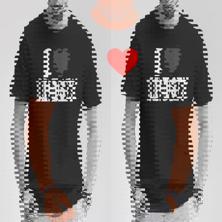 私はリンジーが大好きです Tシャツ 面白い贈り物