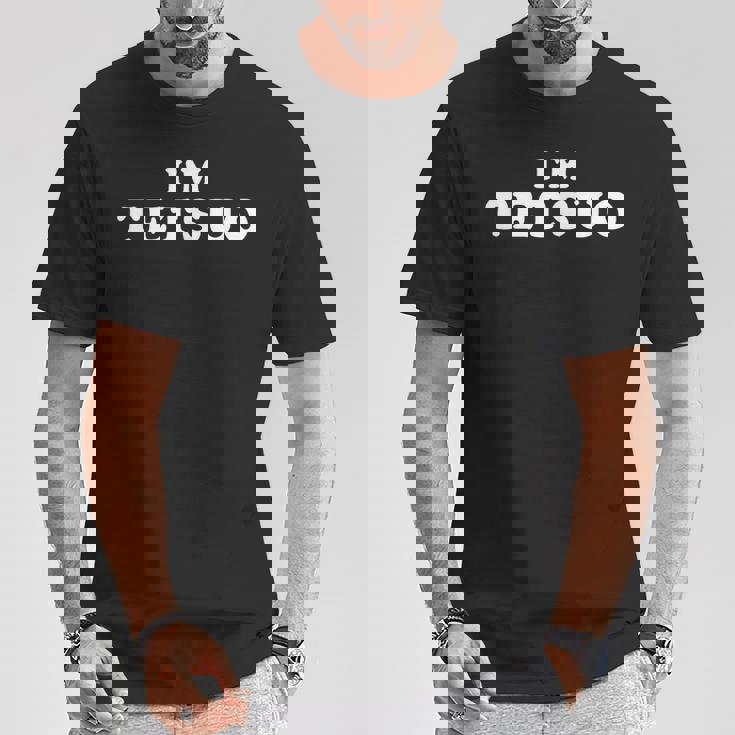 私は鉄夫、私の名前は鉄夫、私は哲男、パーソナライズ Tシャツ 面白い贈り物