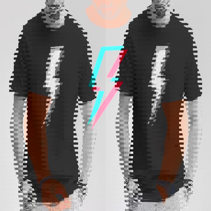 稲妻デザイン キッズ 男の子 女の子 女性 男性 グラフィック Tシャツ 面白い贈り物