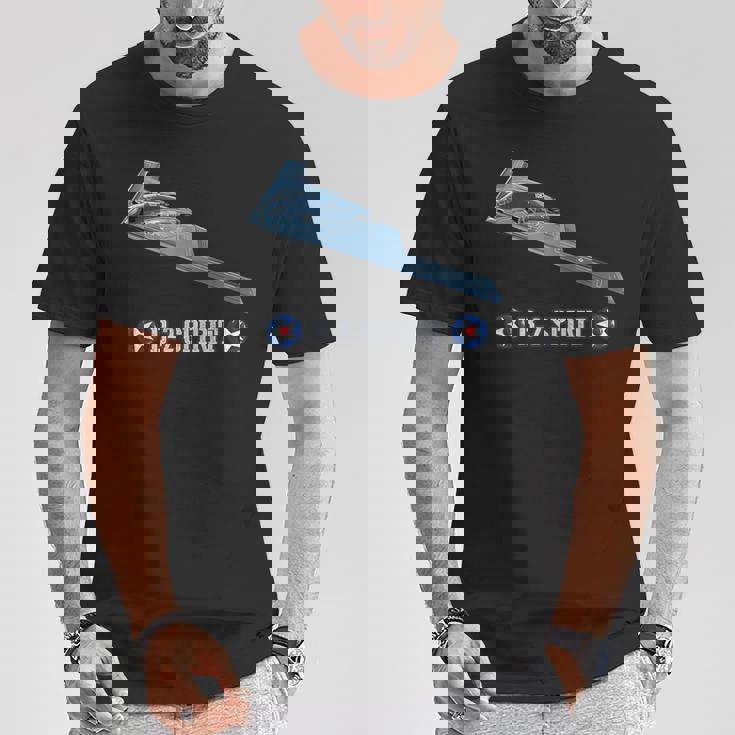 米軍機ステルス爆撃機b2スピリット Tシャツ 面白い贈り物