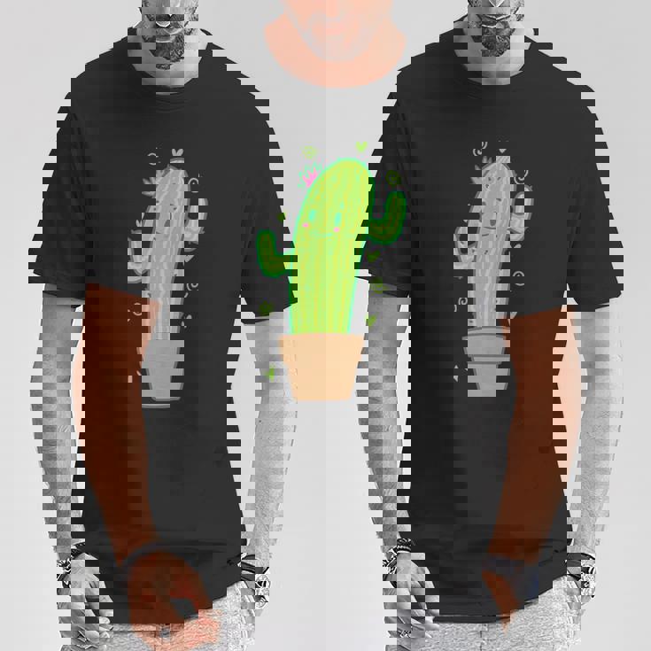 素敵なムードのサボテン Tシャツ 面白い贈り物