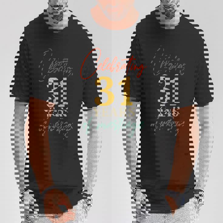 結婚31周年を祝う 結婚31周年 Tシャツ 面白い贈り物