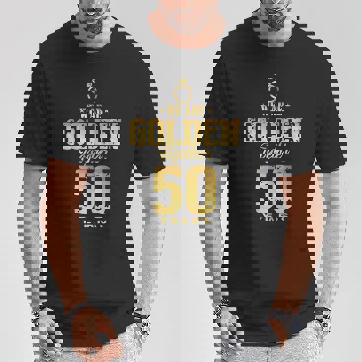 結婚50周年 ロマンチック カップル 結婚 50歳 Tシャツ 面白い贈り物