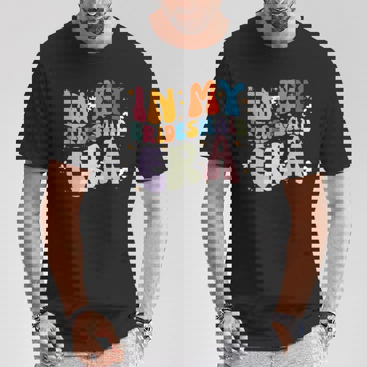 結婚式の日バチェロレッテパーティー面白い ブライドメイド時代 Tシャツ 面白い贈り物