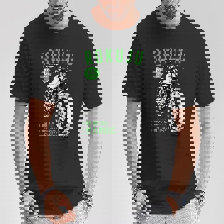 緑寿祝い バイク好き 車好き 父 男性 女性 クラシックバイク 66歳 I'm Not Old I'm Classic Tシャツ 面白い贈り物