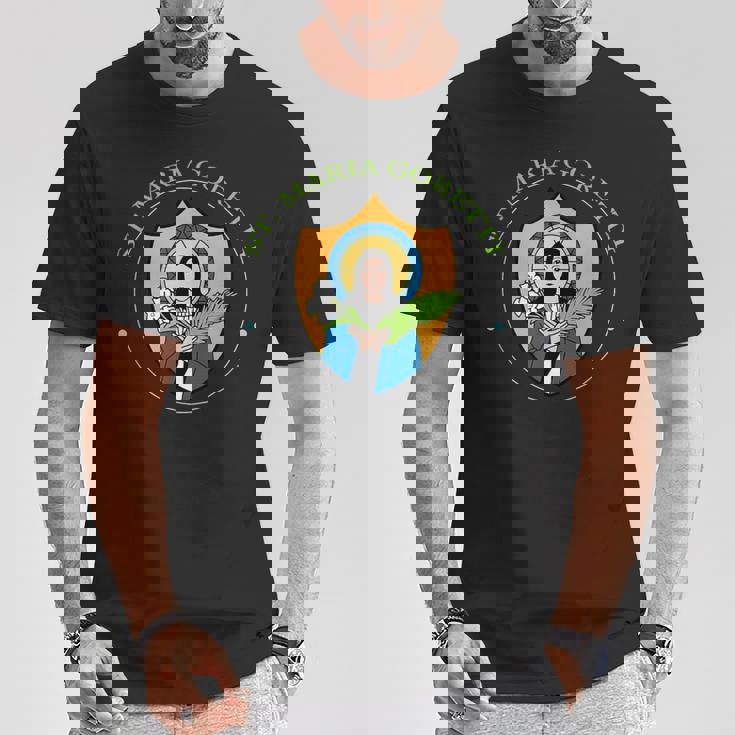 聖マリア・ゴレッティ リリー・セインツ カトリック ガールズ ピュリティ Tシャツ 面白い贈り物