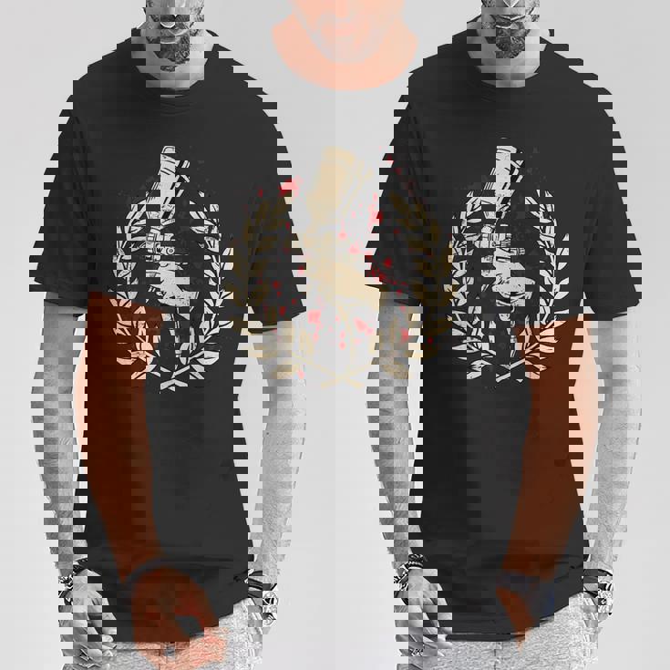 自動車 車 車両 スプレーガン 車体塗装機 Tシャツ 面白い贈り物